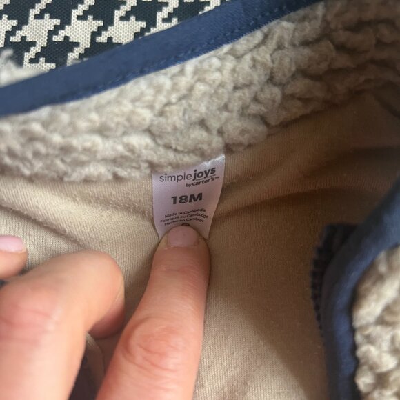Carter's Sherpa-Lined Cotton jacket - Picture 6 of 7